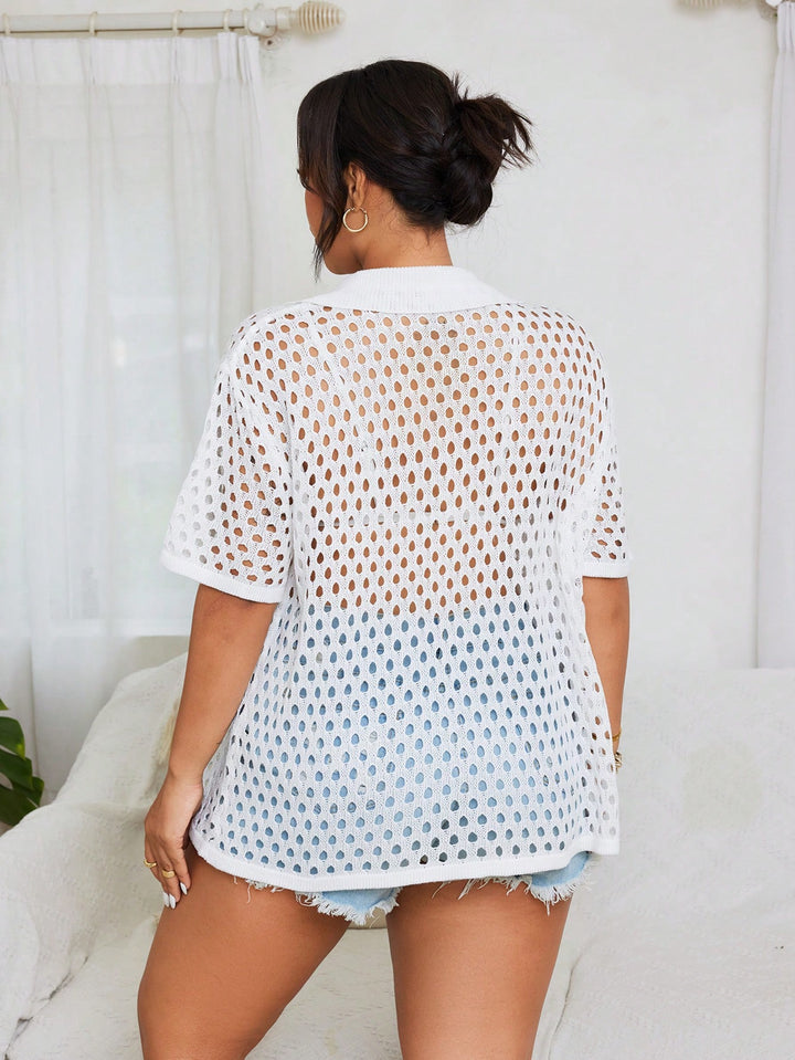Cardigan SHEIN, alb