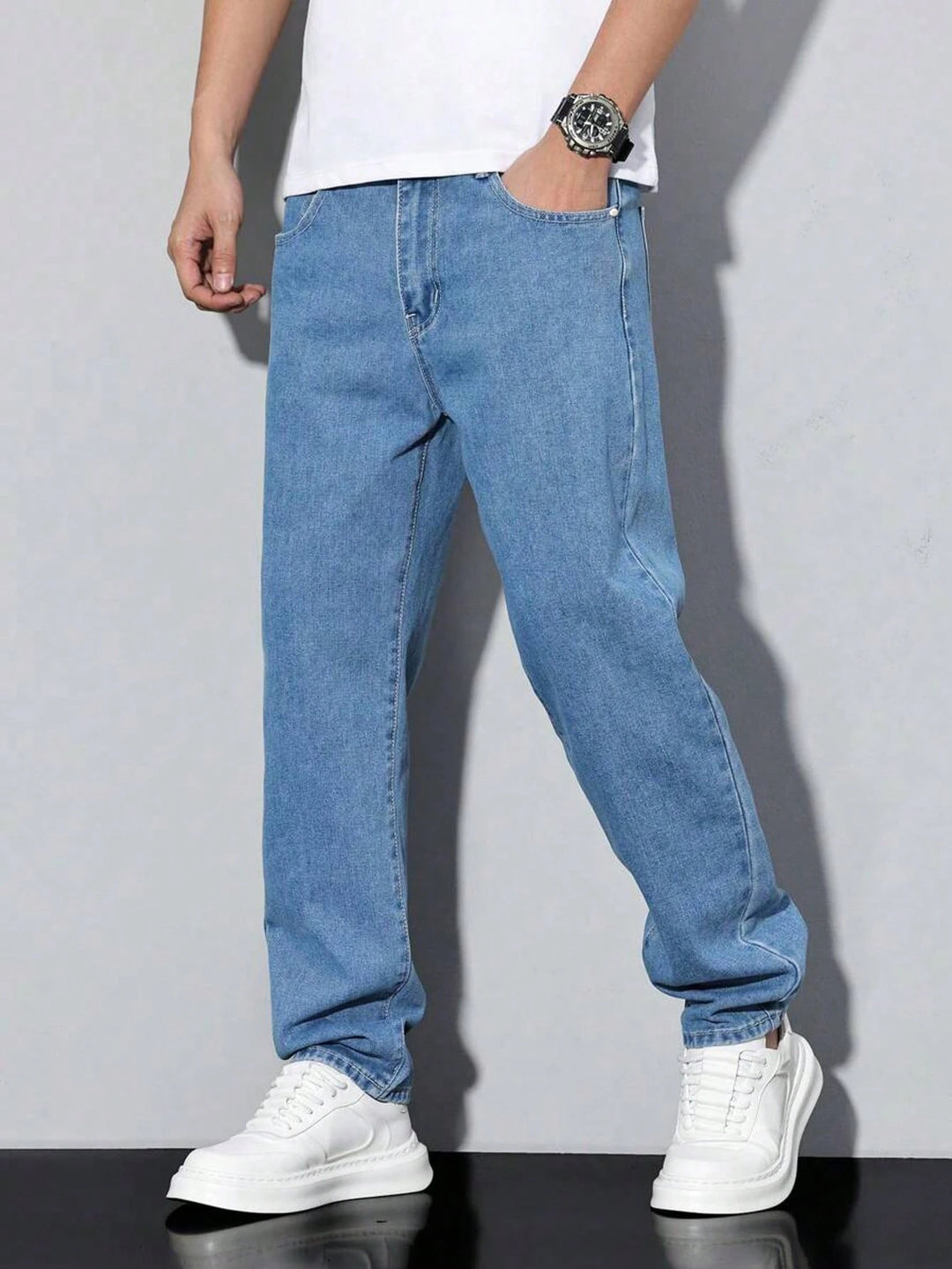 Jeans SHEIN, albastru