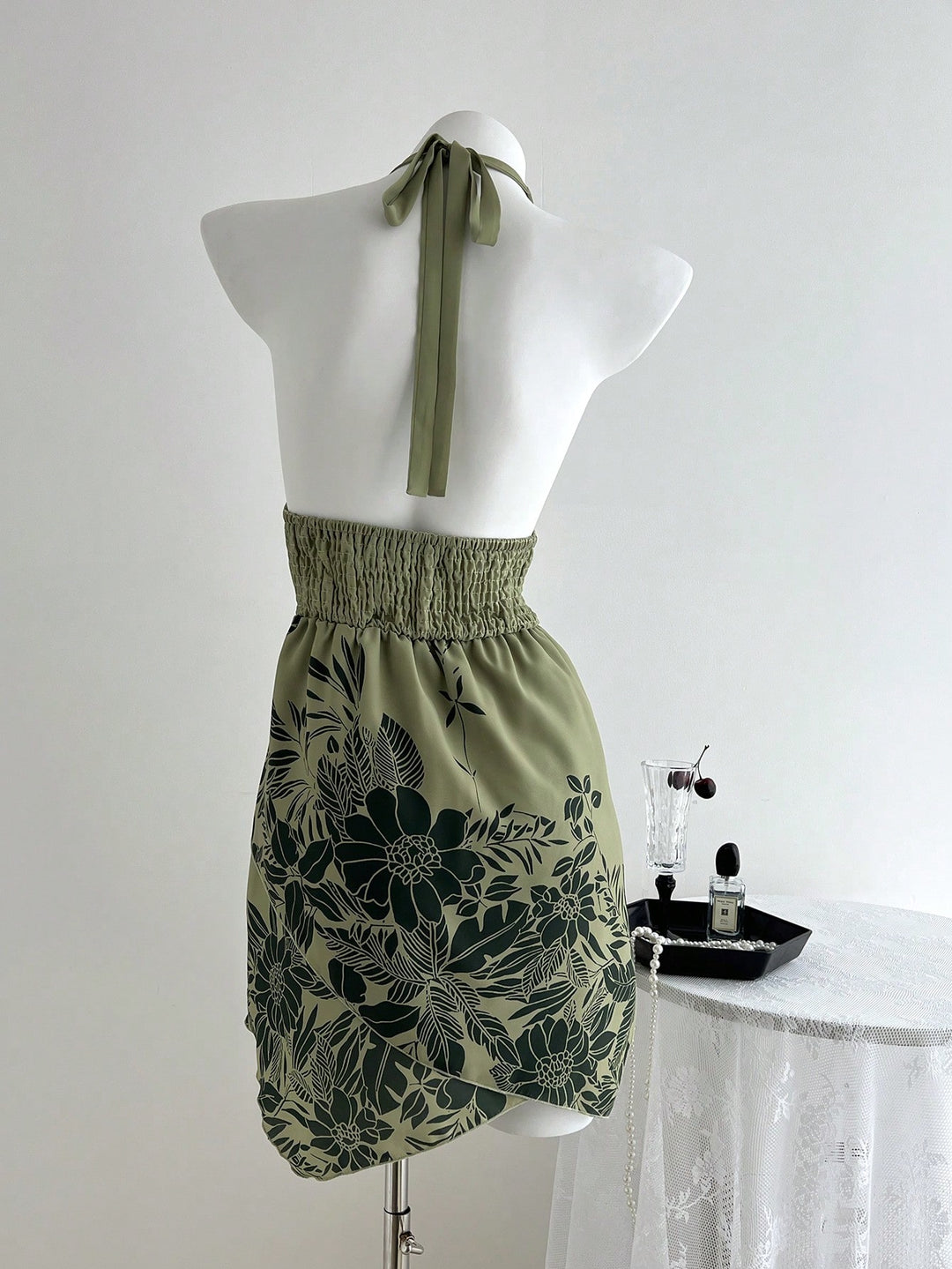Rochie mini SHEIN, verde