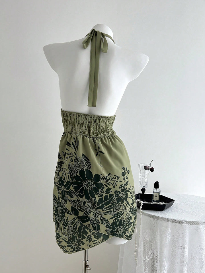 Rochie mini SHEIN, verde