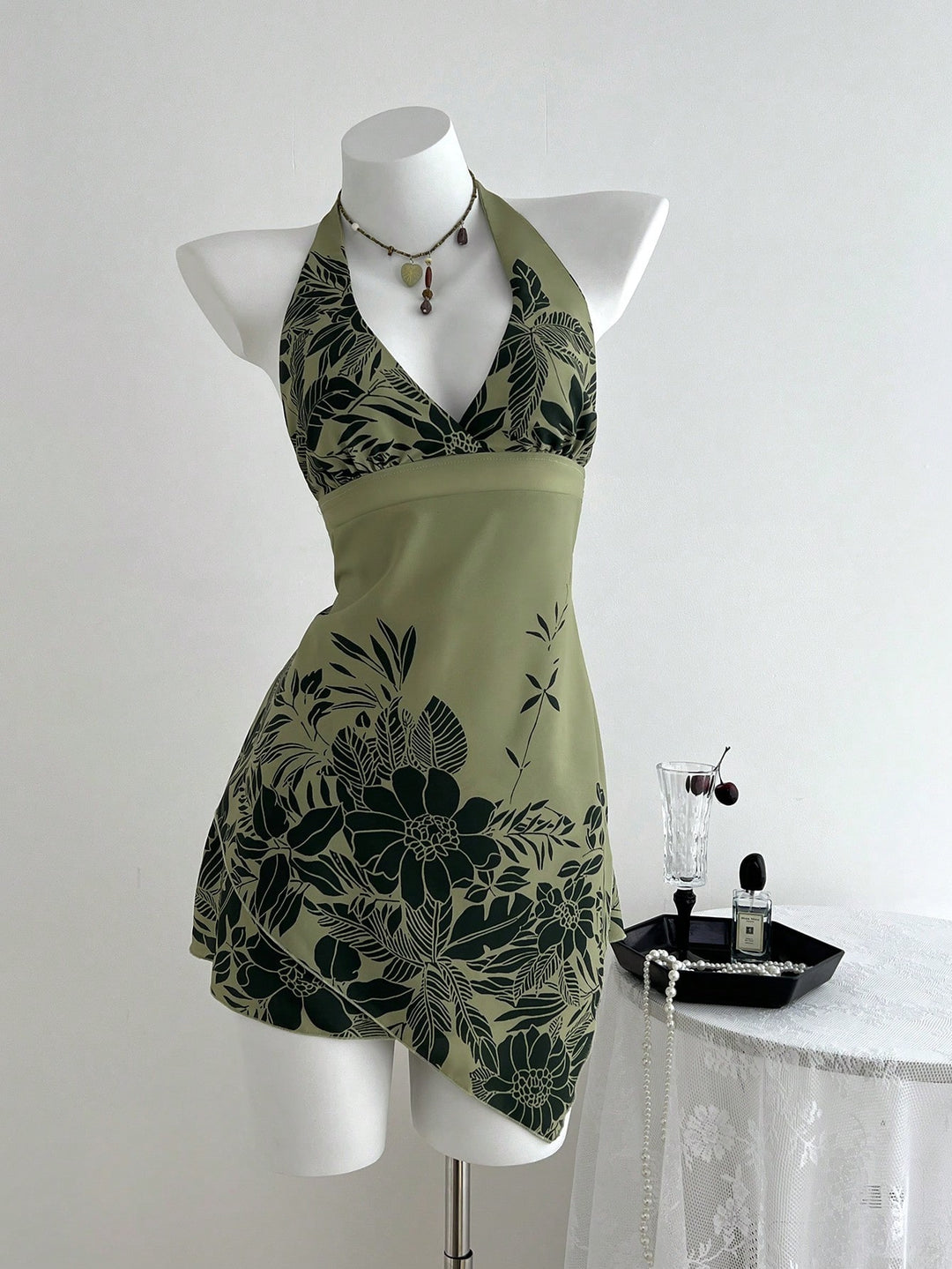 Rochie mini SHEIN, verde