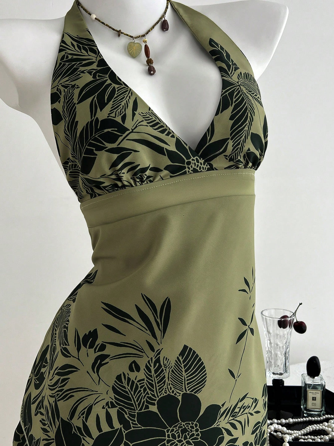 Rochie mini SHEIN, verde