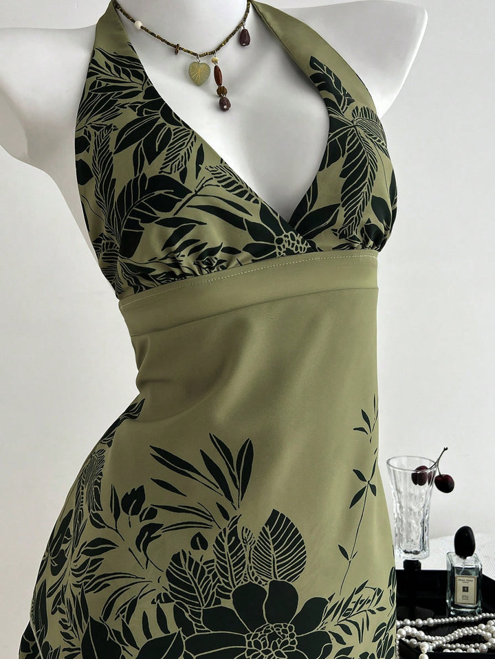 Rochie mini SHEIN, verde