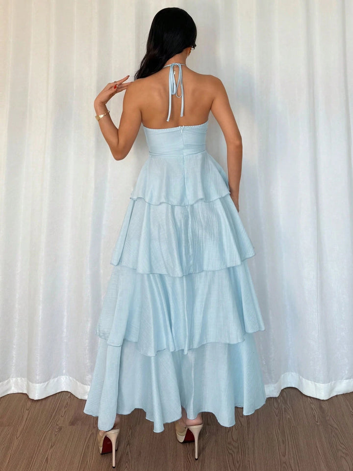 Rochie maxi SHEIN, albastru