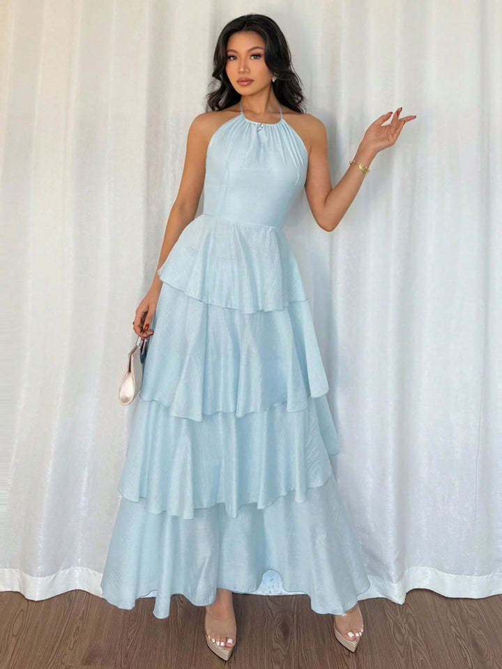 Rochie maxi SHEIN, albastru