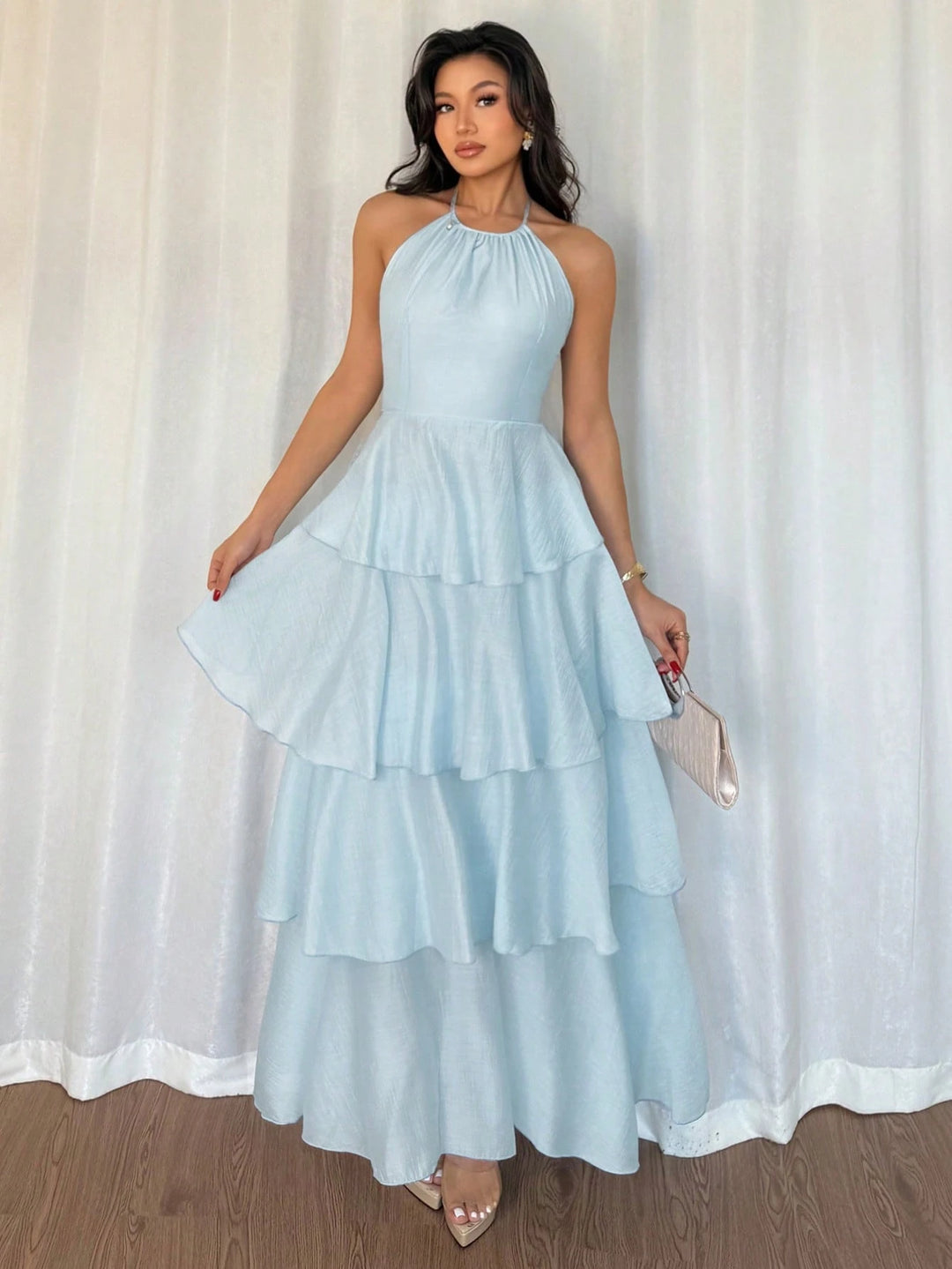 Rochie maxi SHEIN, albastru