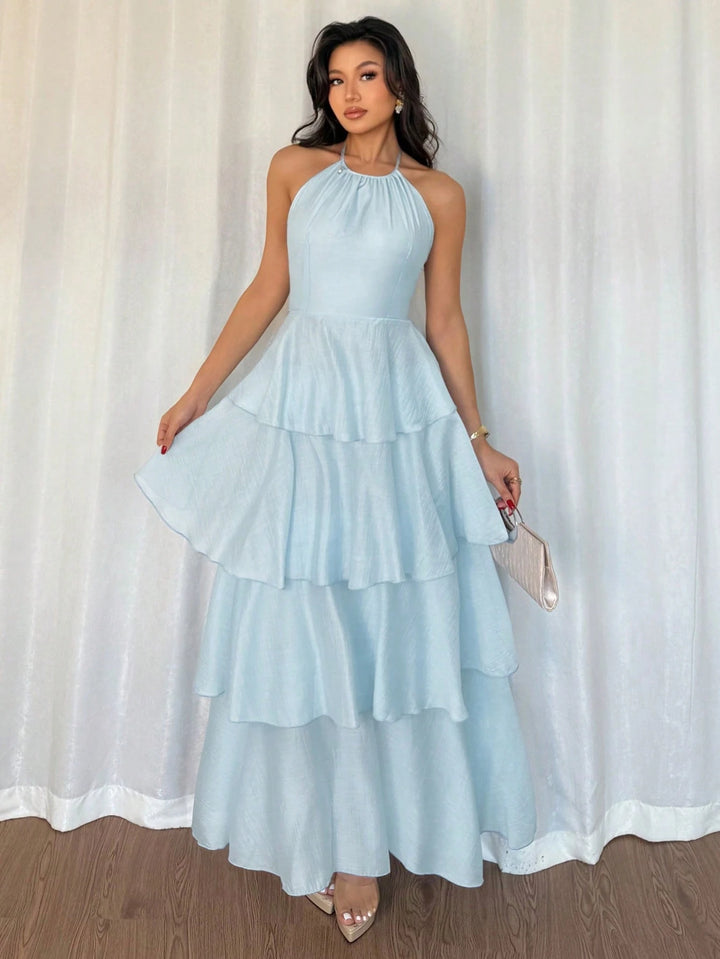 Rochie maxi SHEIN, albastru