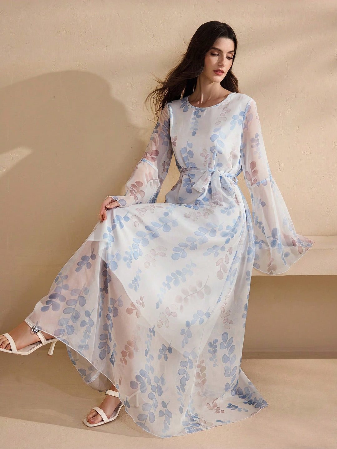 Rochie maxi SHEIN, mix culori