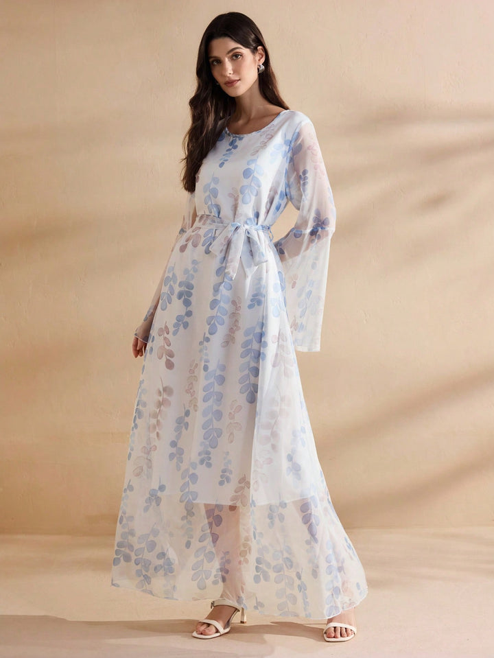 Rochie maxi SHEIN, mix culori