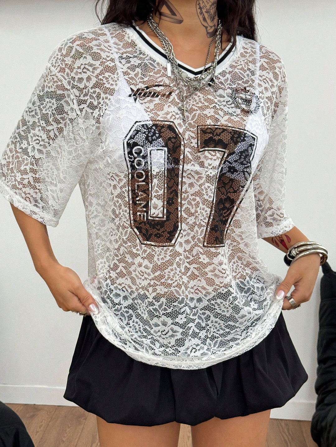 Tricou SHEIN, alb