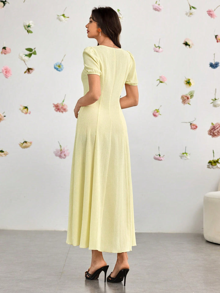 Rochie maxi SHEIN, galben