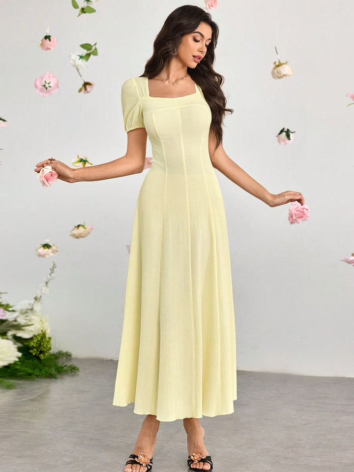 Rochie maxi SHEIN, galben