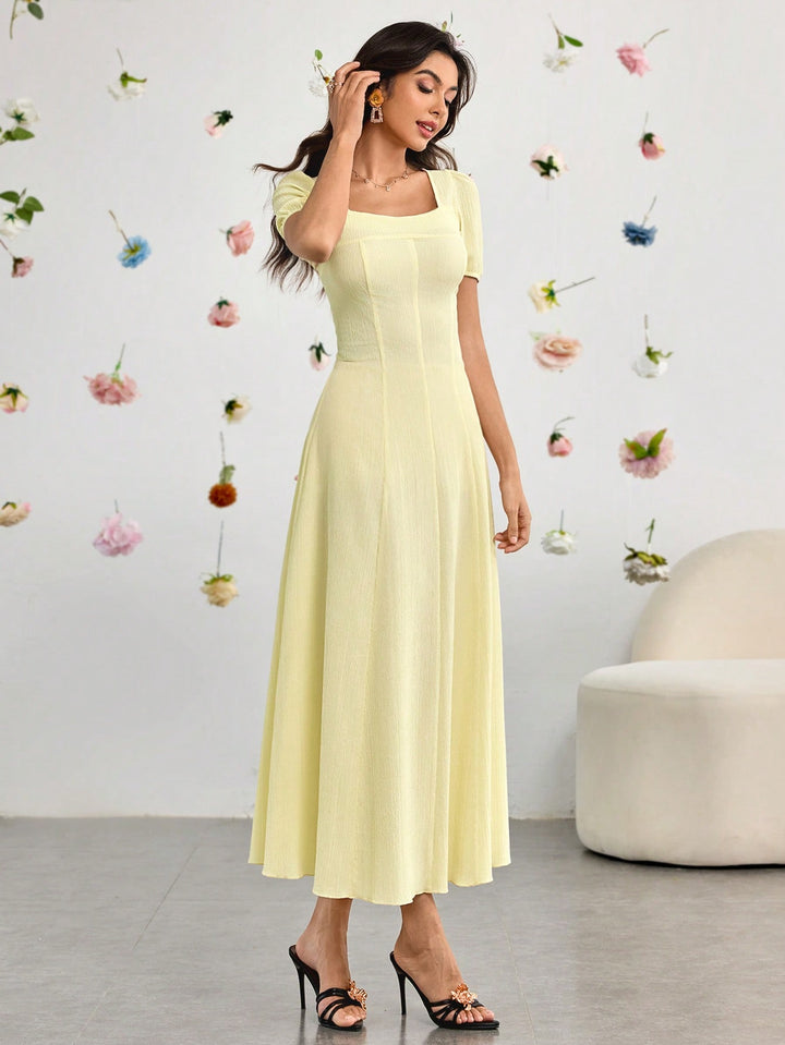 Rochie maxi SHEIN, galben