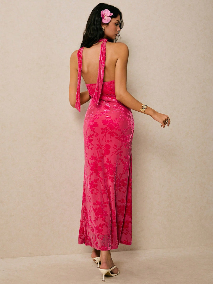 Rochie maxi SHEIN, roz