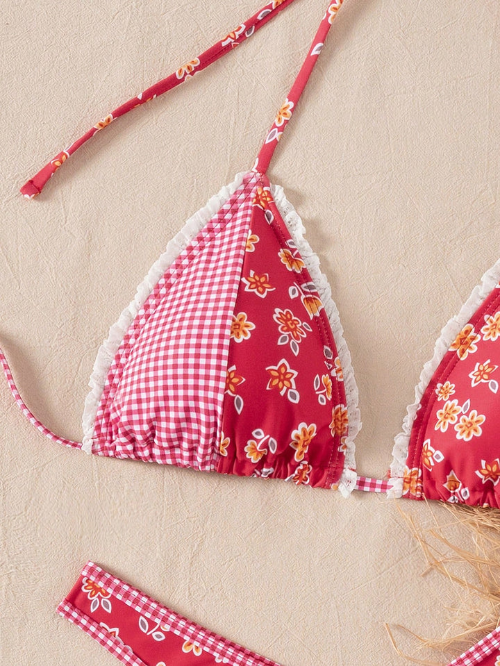 Set bikini SHEIN, mix culori