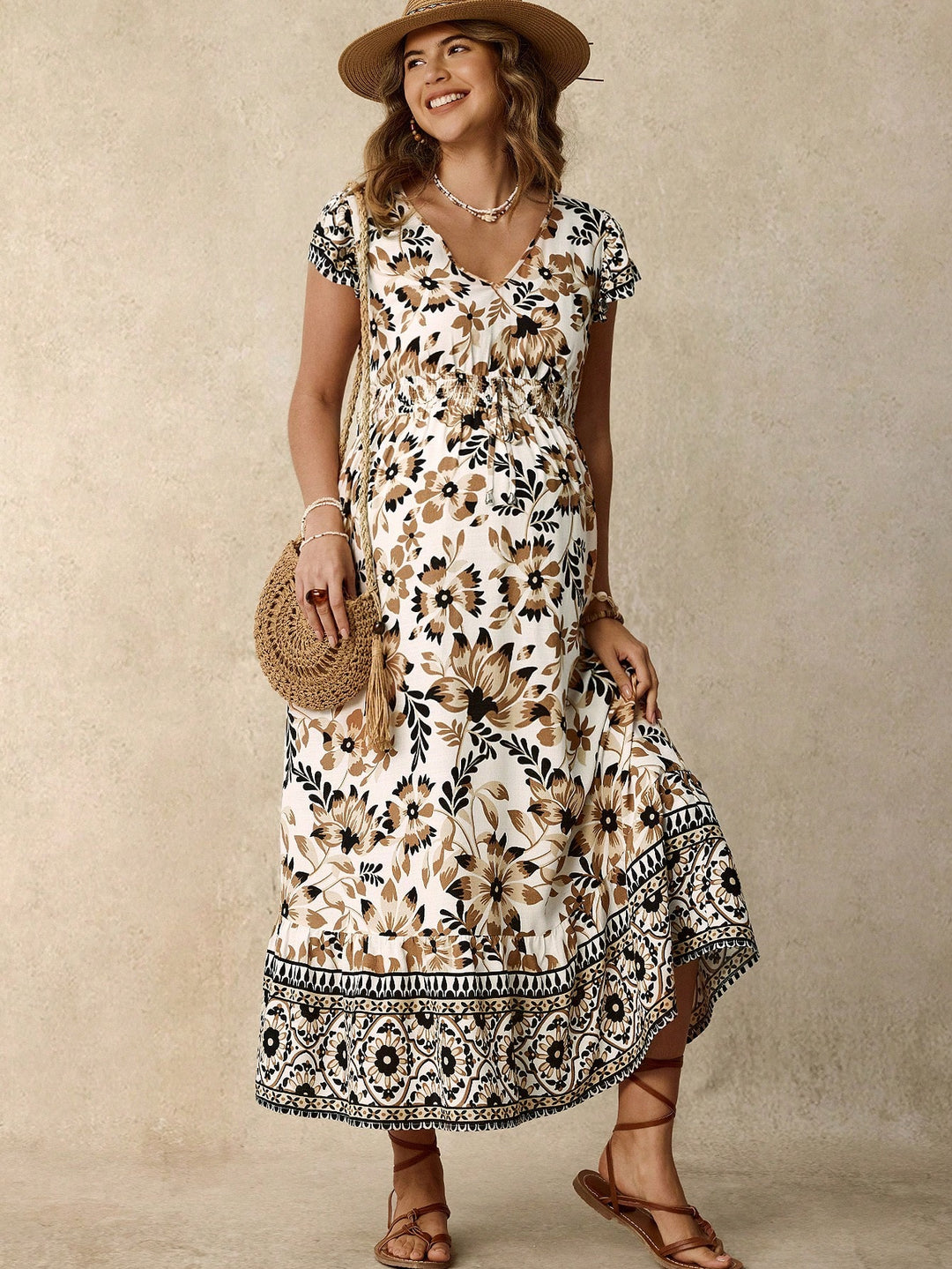 Rochie SHEIN, kaki