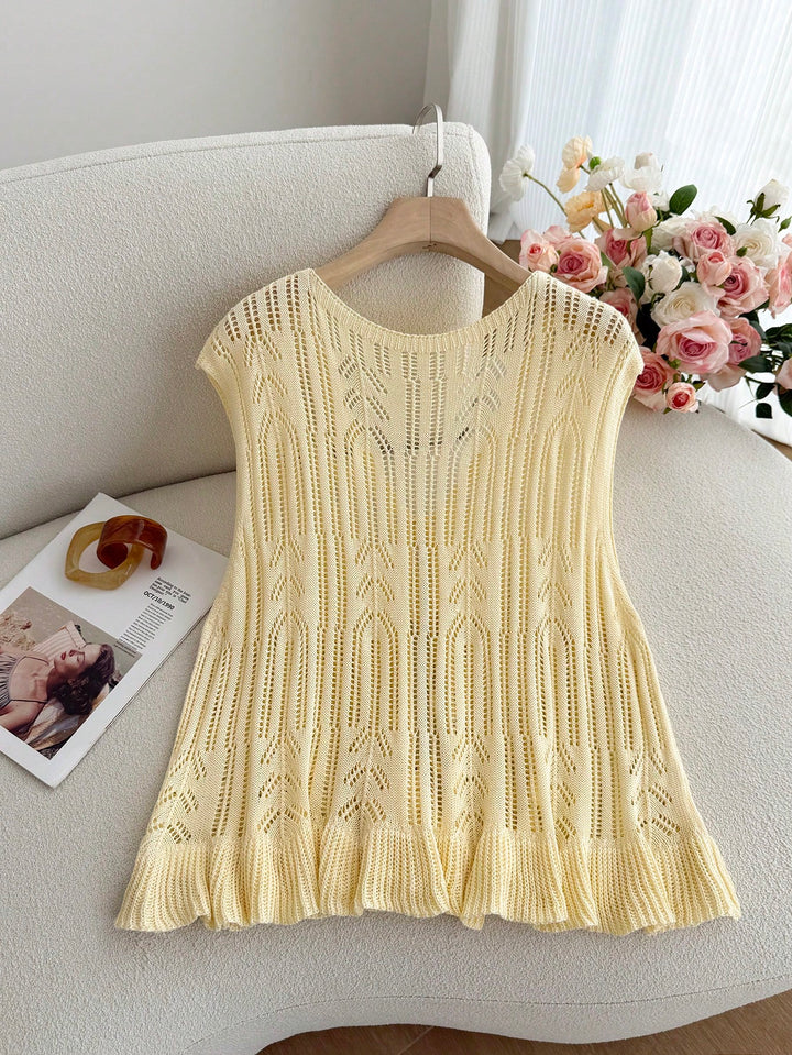 Top SHEIN, galben