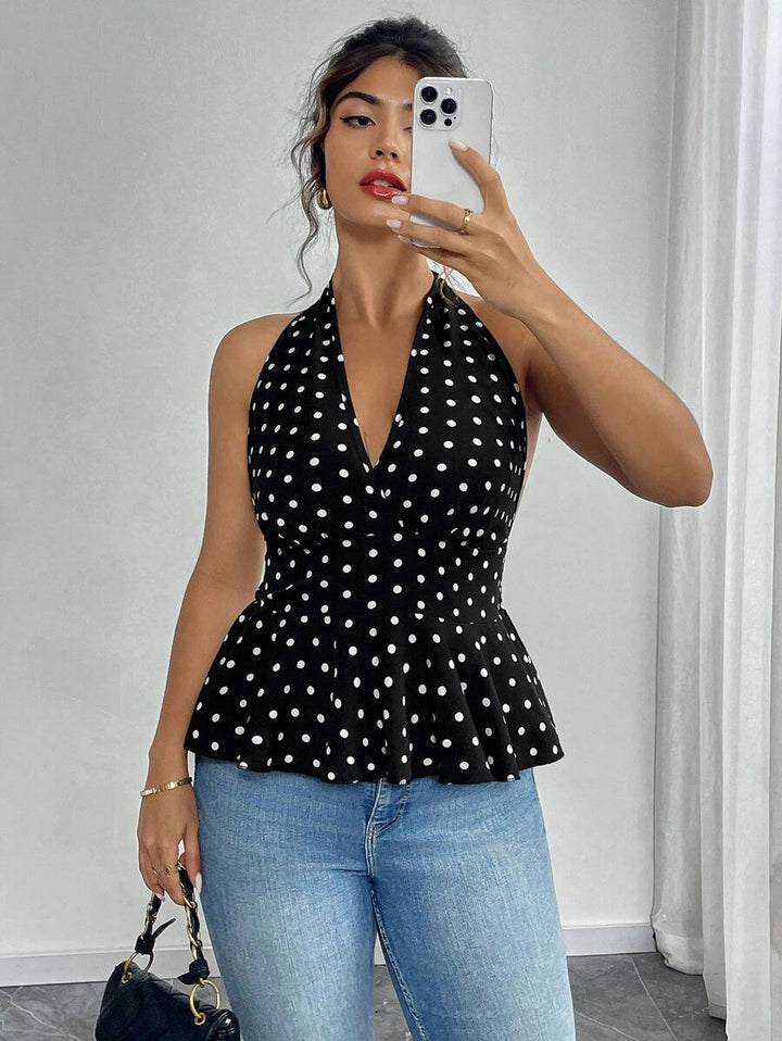 Top SHEIN, negru