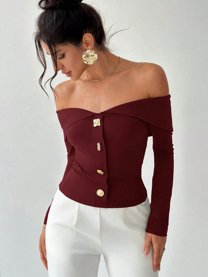 Tricou SHEIN, vișiniu