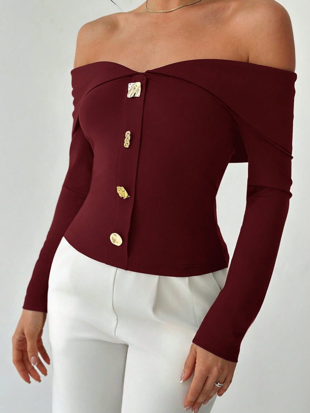 Tricou SHEIN, vișiniu