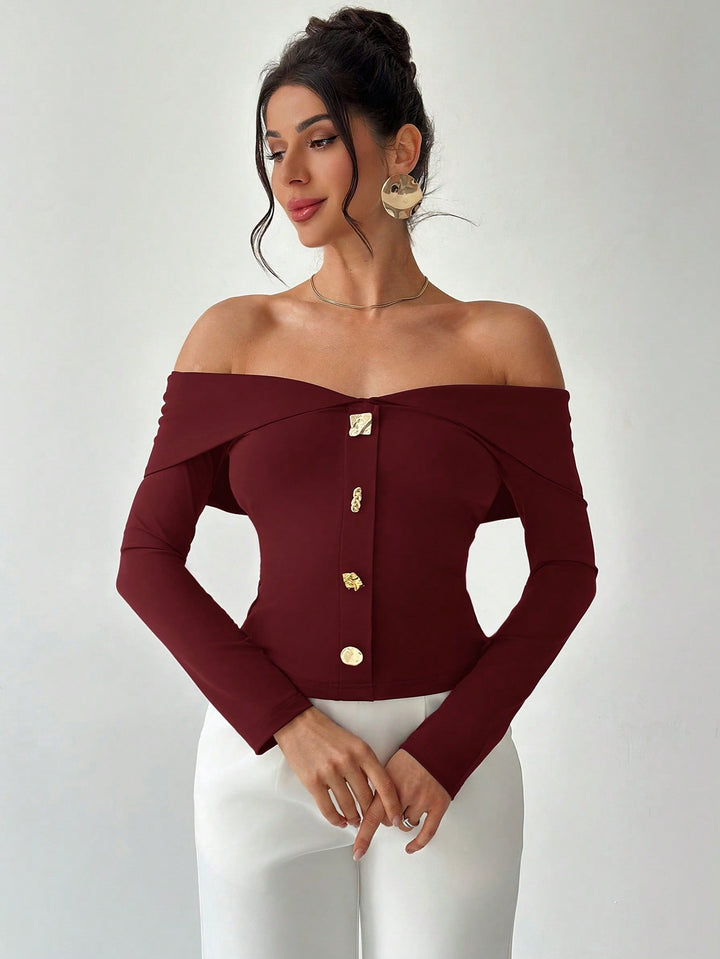 Tricou SHEIN, vișiniu