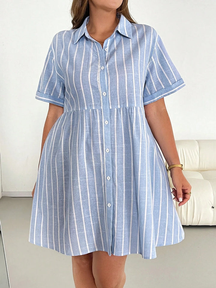 Rochie mini Shein Curve+, albastru
