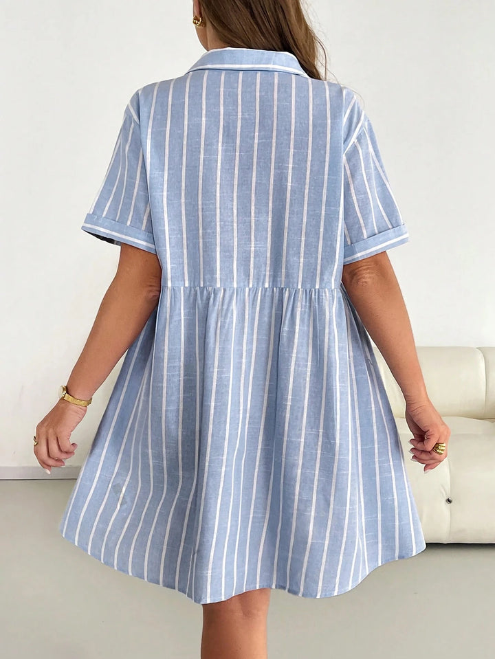 Rochie mini Shein Curve+, albastru