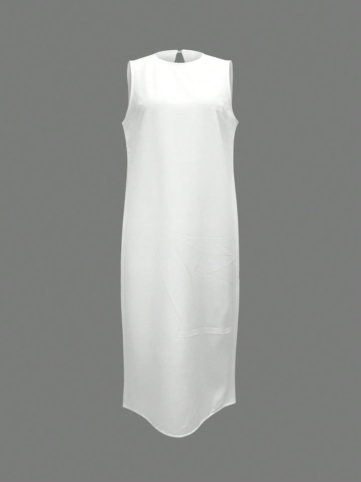 Rochie maxi SHEIN, alb