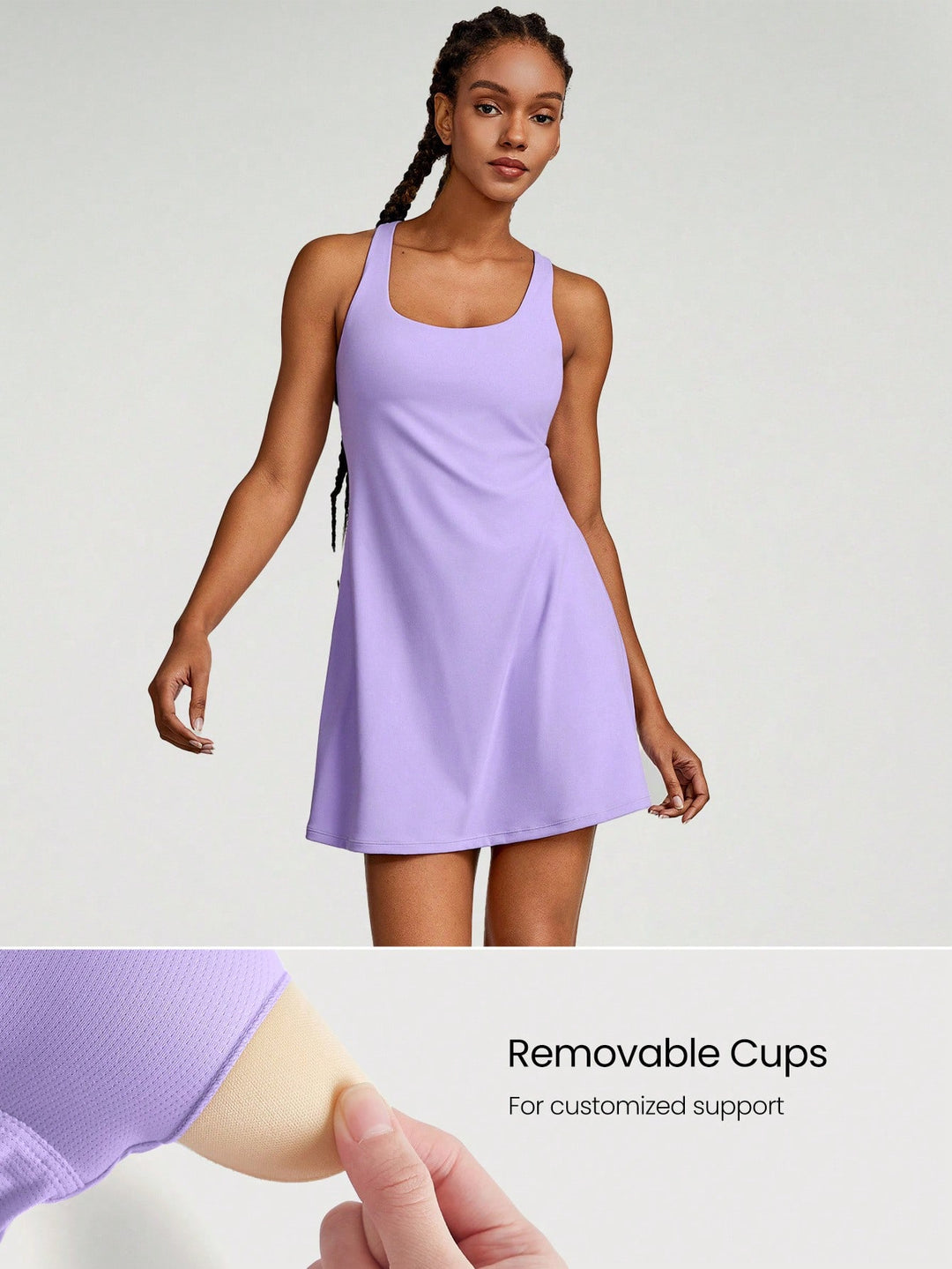 SHEIN ruha, lila