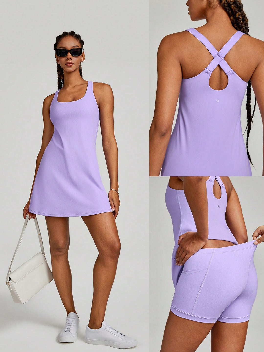 SHEIN ruha, lila