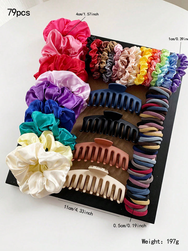 Set accesorii de păr SHEIN, mix culori