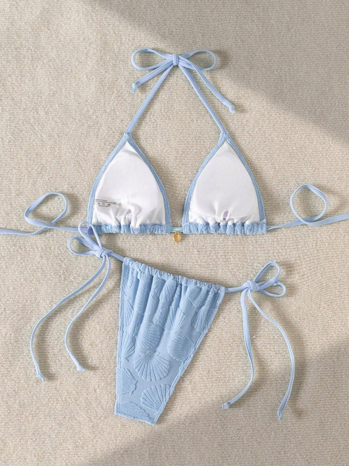 Set bikini SHEIN, albastru