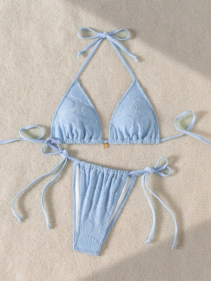 Set bikini SHEIN, albastru
