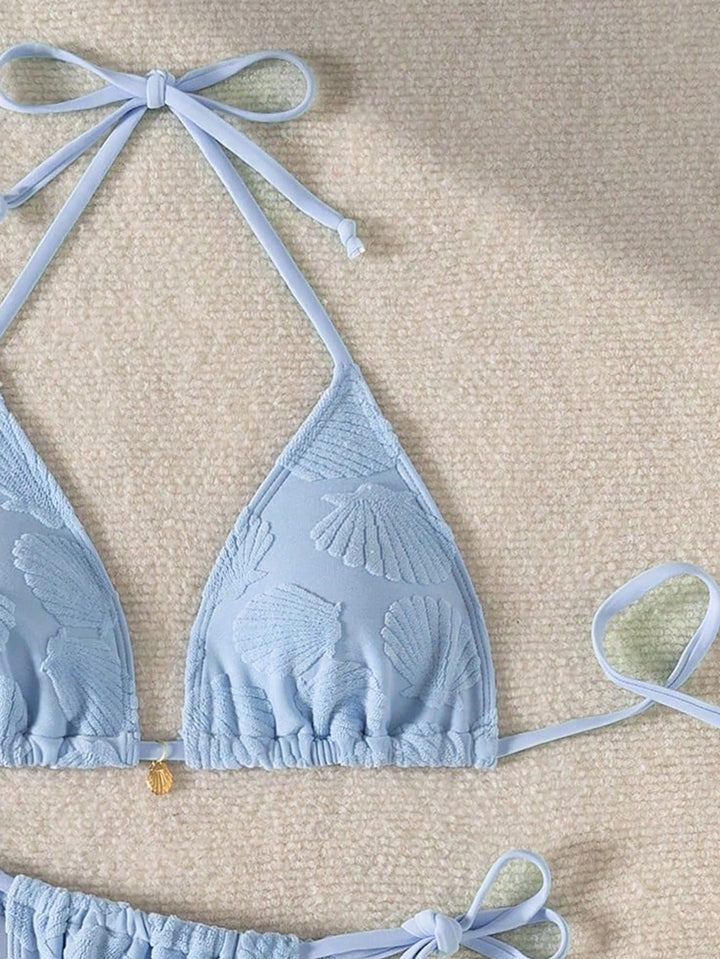 Set bikini SHEIN, albastru