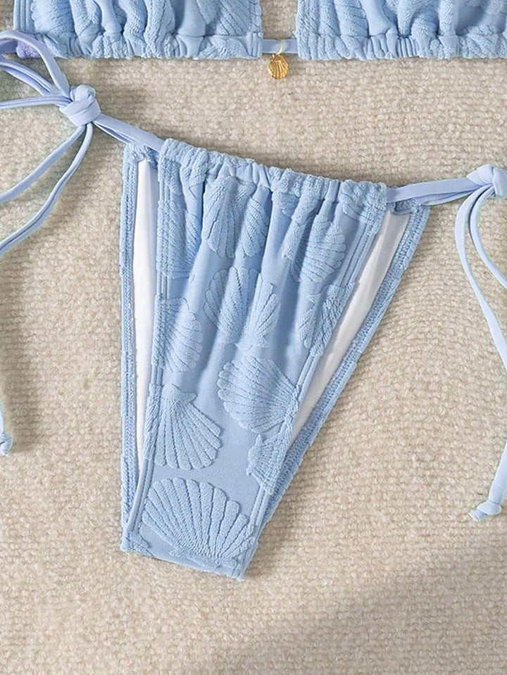 Set bikini SHEIN, albastru