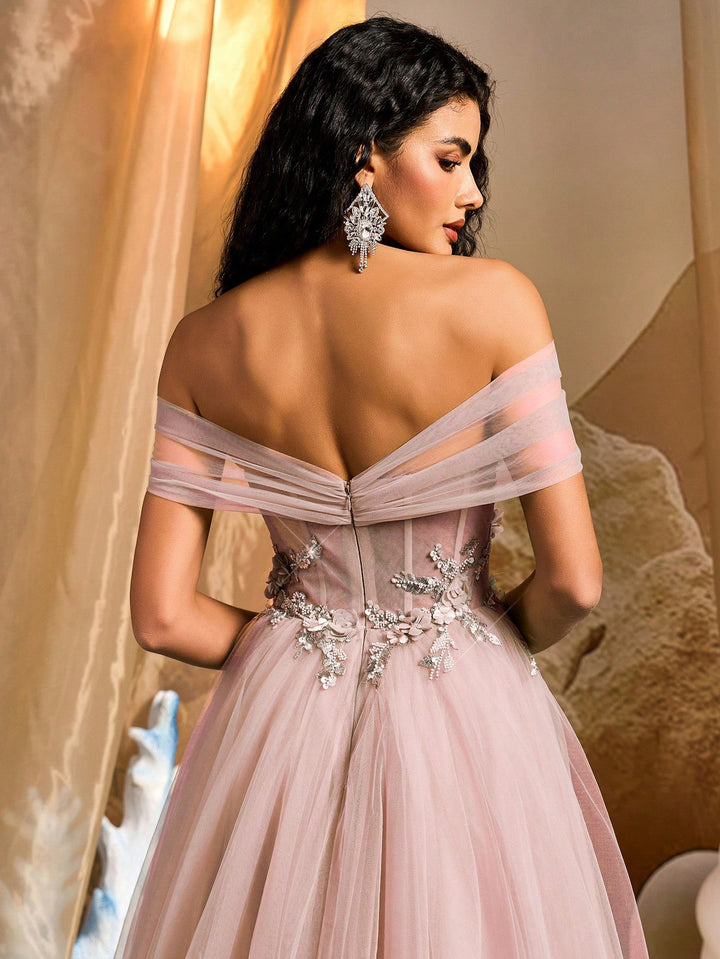 Rochie de ocazie SHEIN, roz