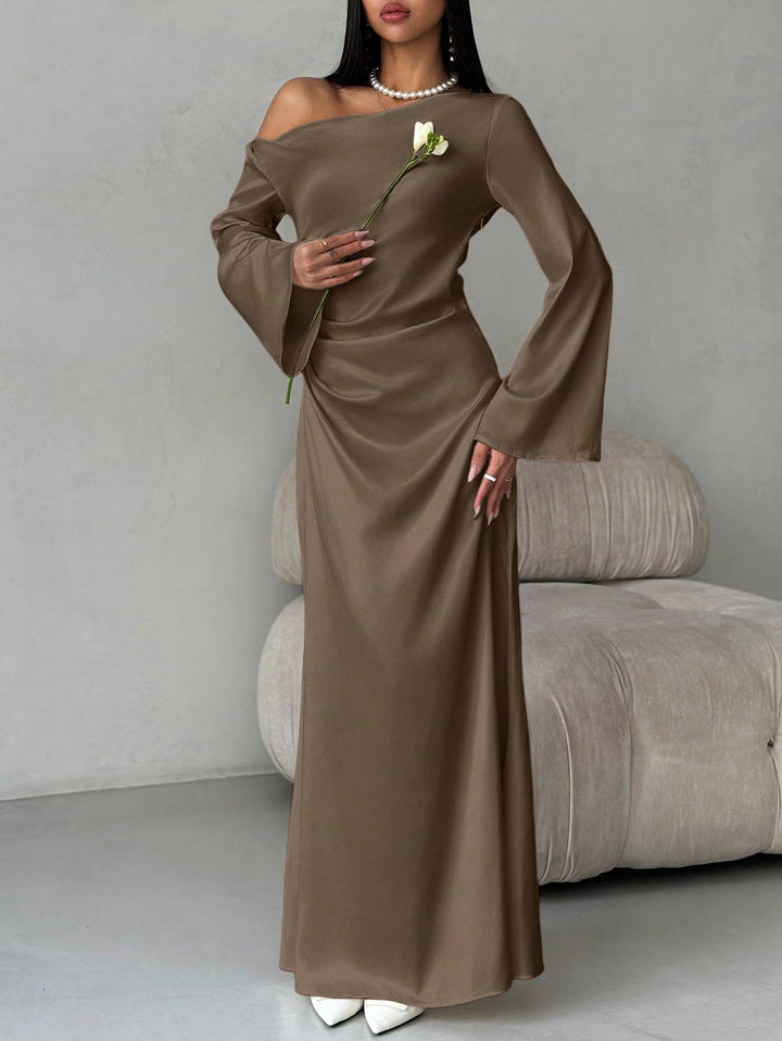 Rochie maxi SHEIN, maro