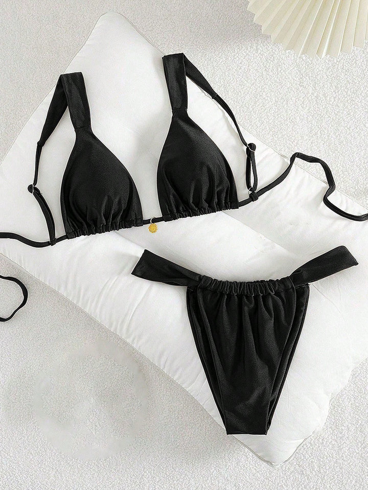 Set bikini SHEIN, negru