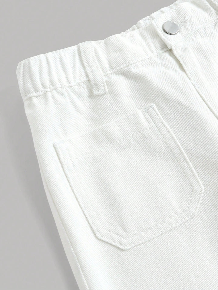 Jeans SHEIN, alb