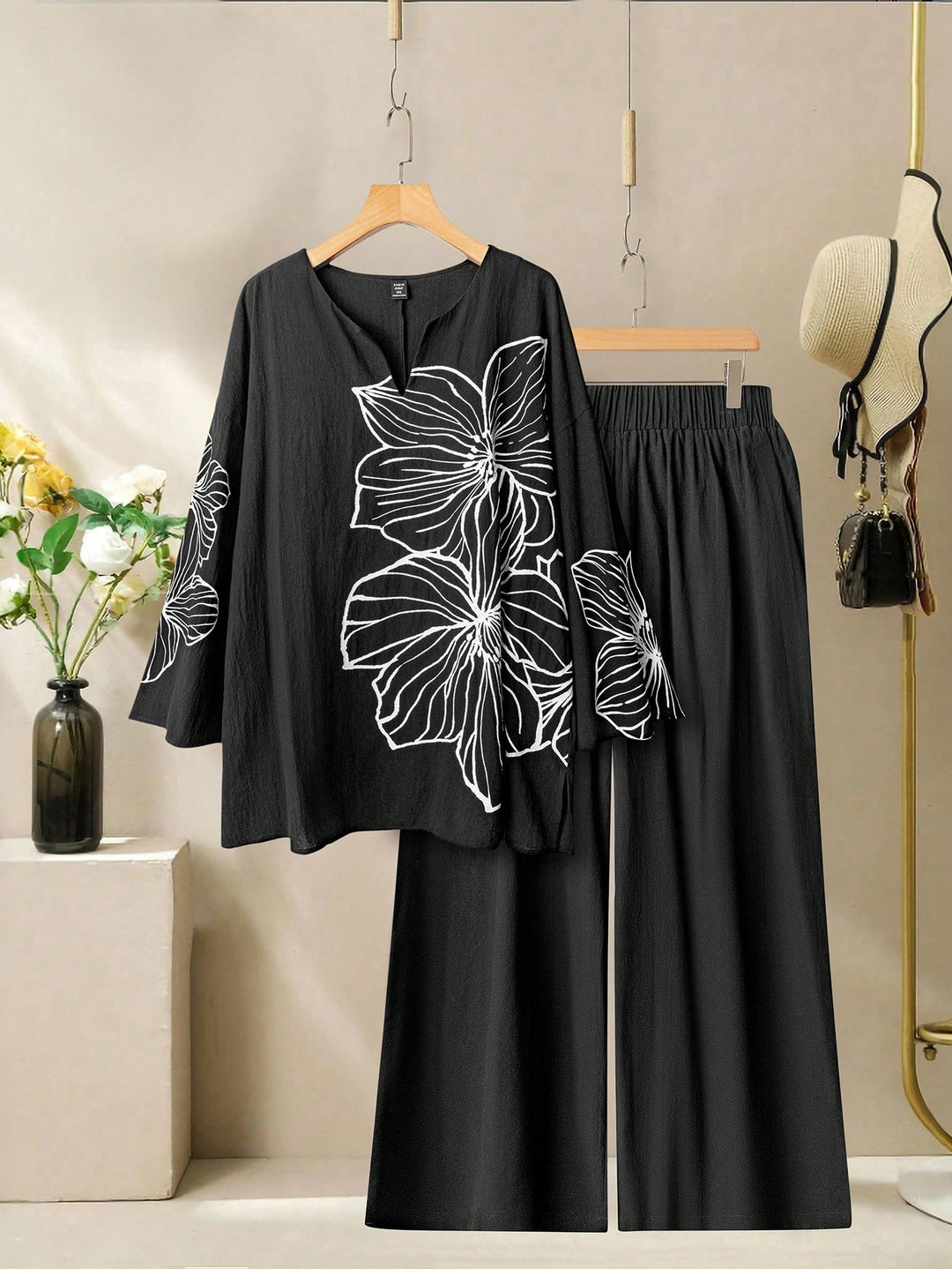 Compleu Shein Curve+, negru