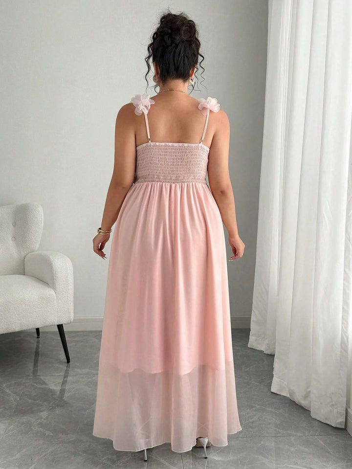 Rochie maxi SHEIN, roz