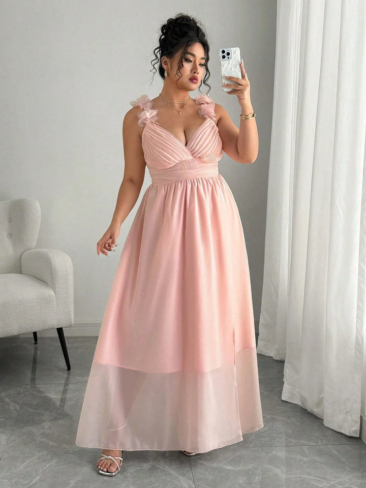 Rochie maxi SHEIN, roz