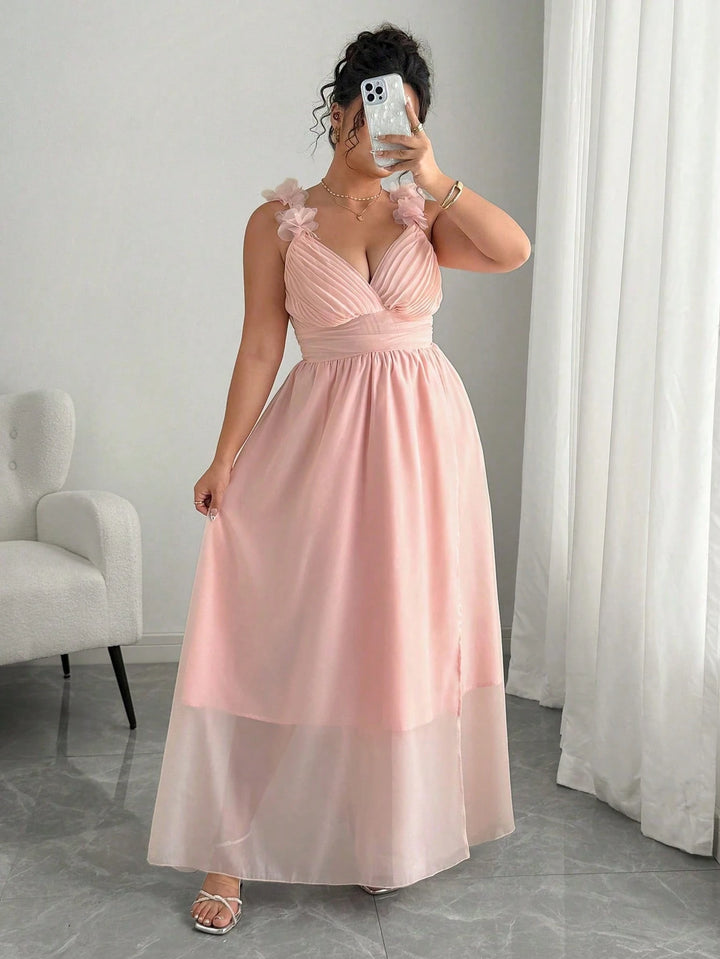 Rochie maxi SHEIN, roz