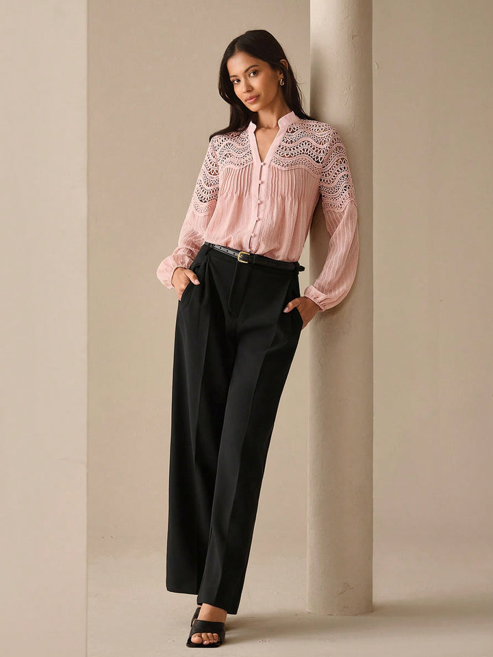 Pantaloni SHEIN, negru
