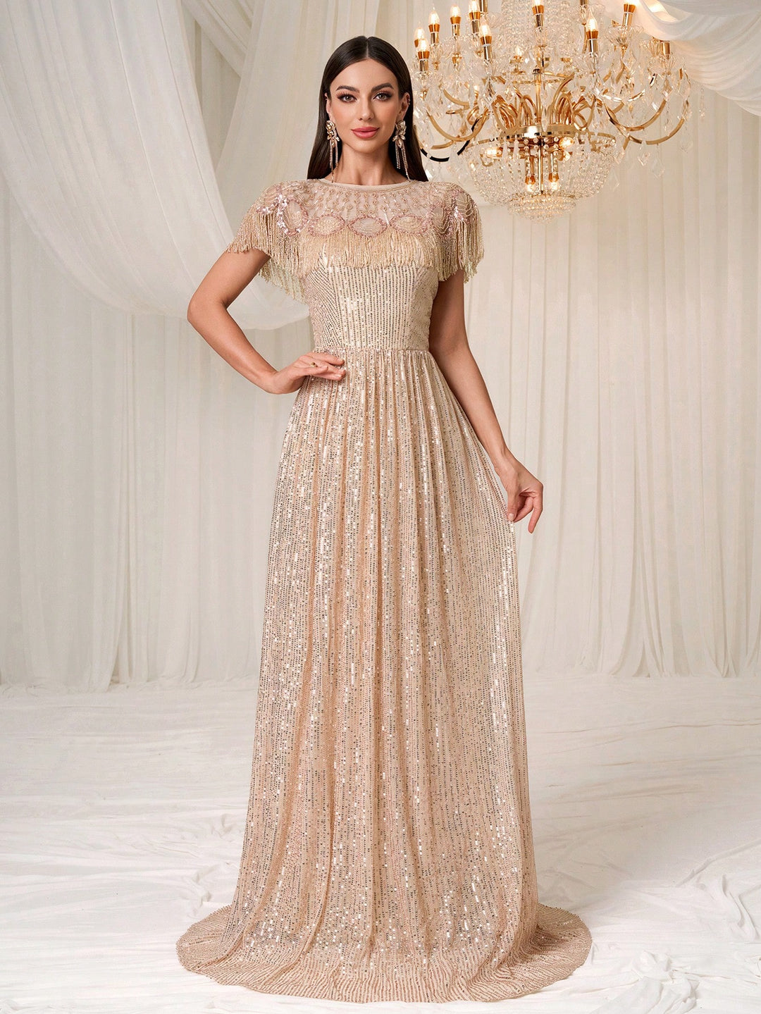Rochie SHEIN, auriu