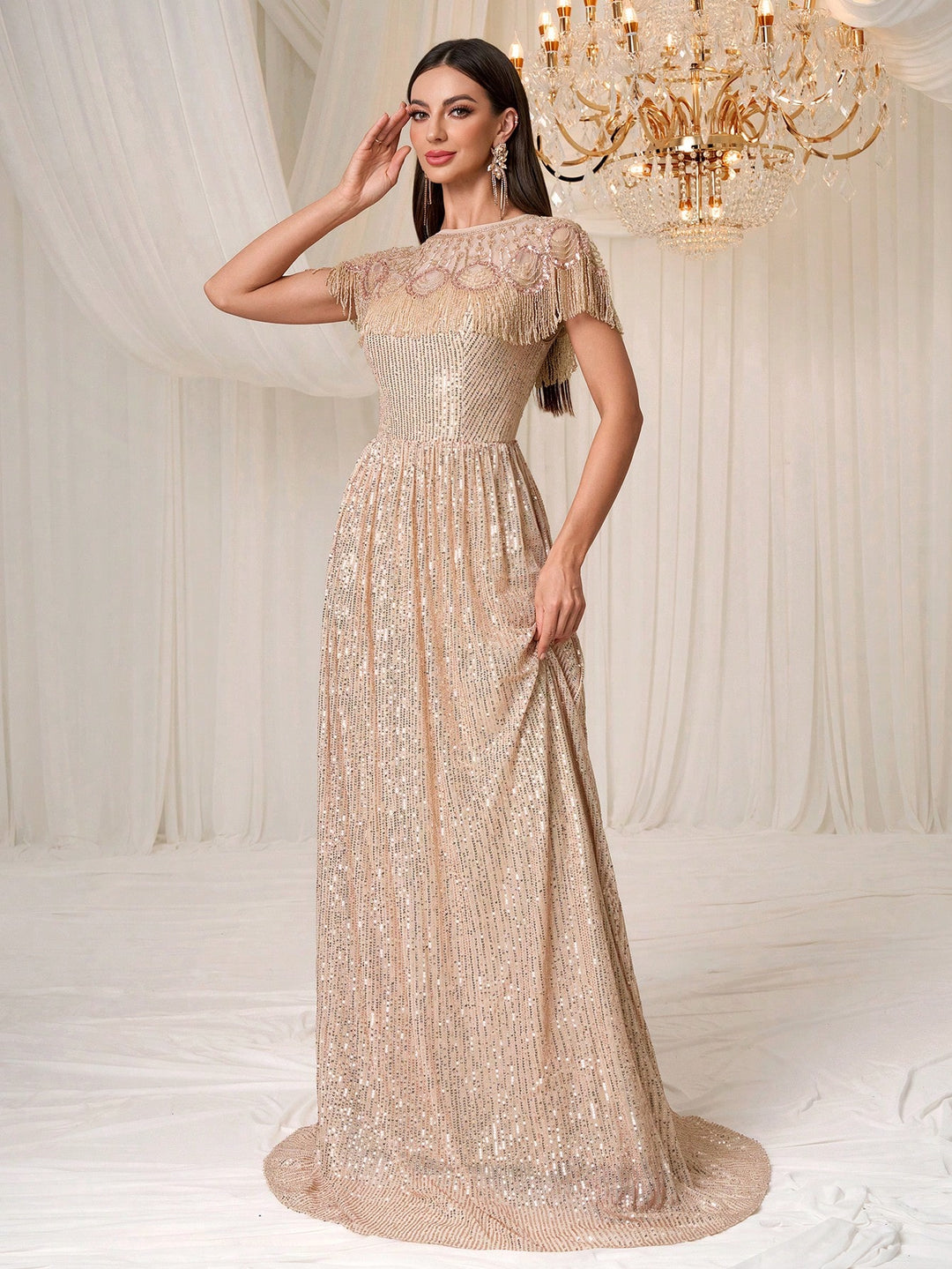 Rochie SHEIN, auriu