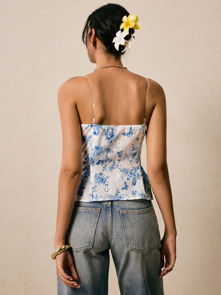 Top SHEIN, albastru