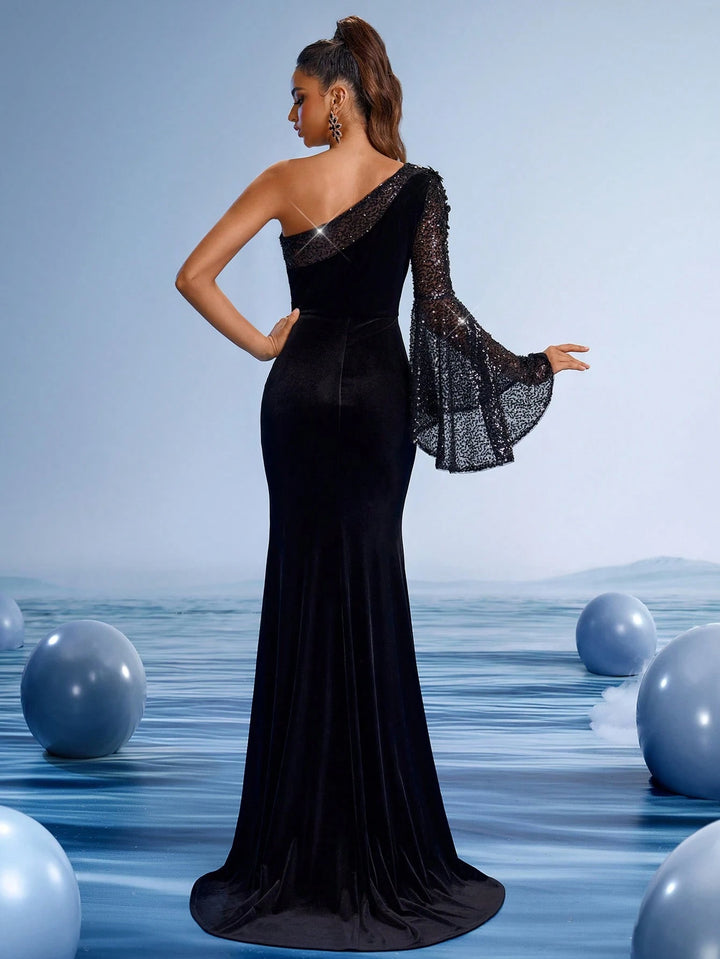 Rochie de ocazie SHEIN, negru