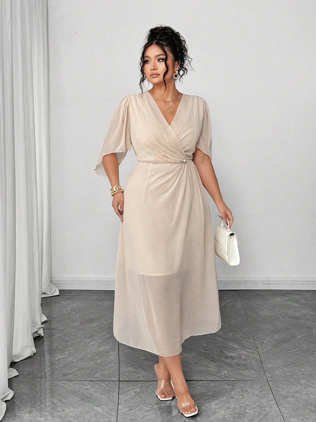 Rochie SHEIN, bej