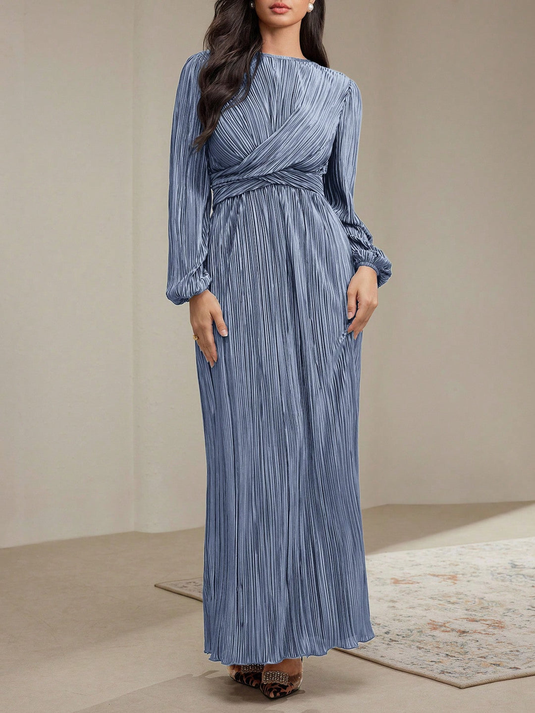 Rochie maxi Shein, albastru